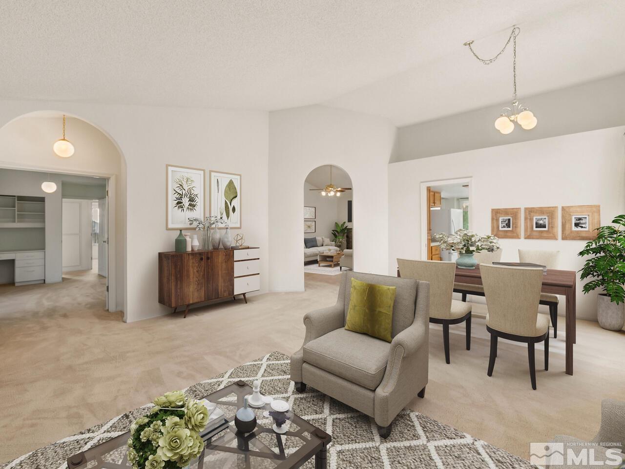 5670 West Rainbow Ridge Court Reno, NV 89523 - Photo 18 of 36 a living room with furniture and wooden floor