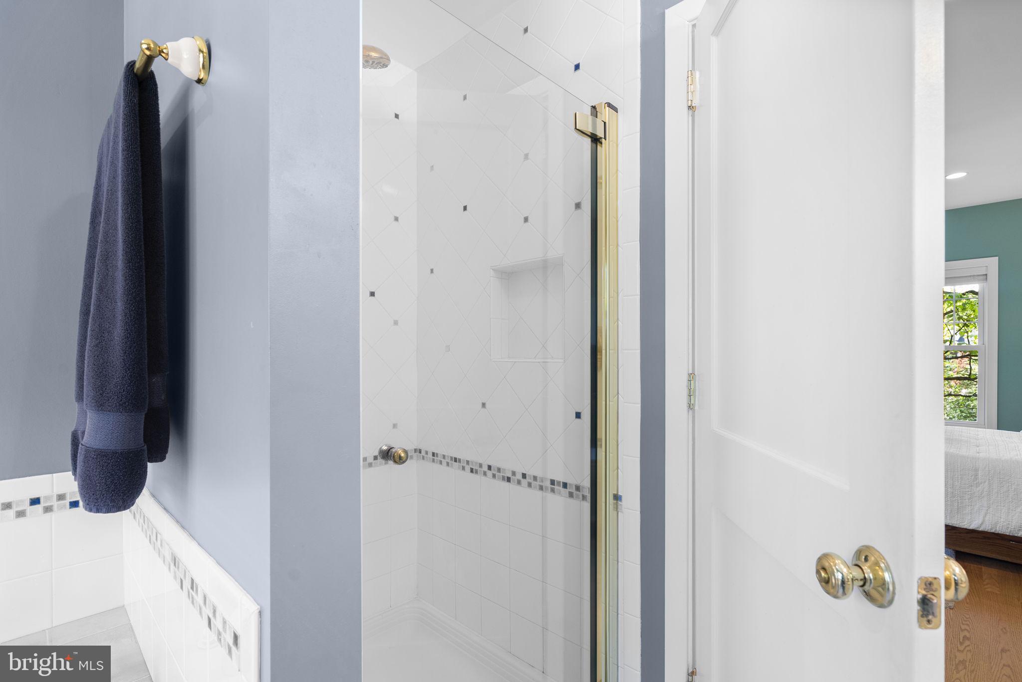 213 Crestmoor Circle Silver Spring, MD 20901 - Photo 23 of 42 Walk in shower in primary bathroom