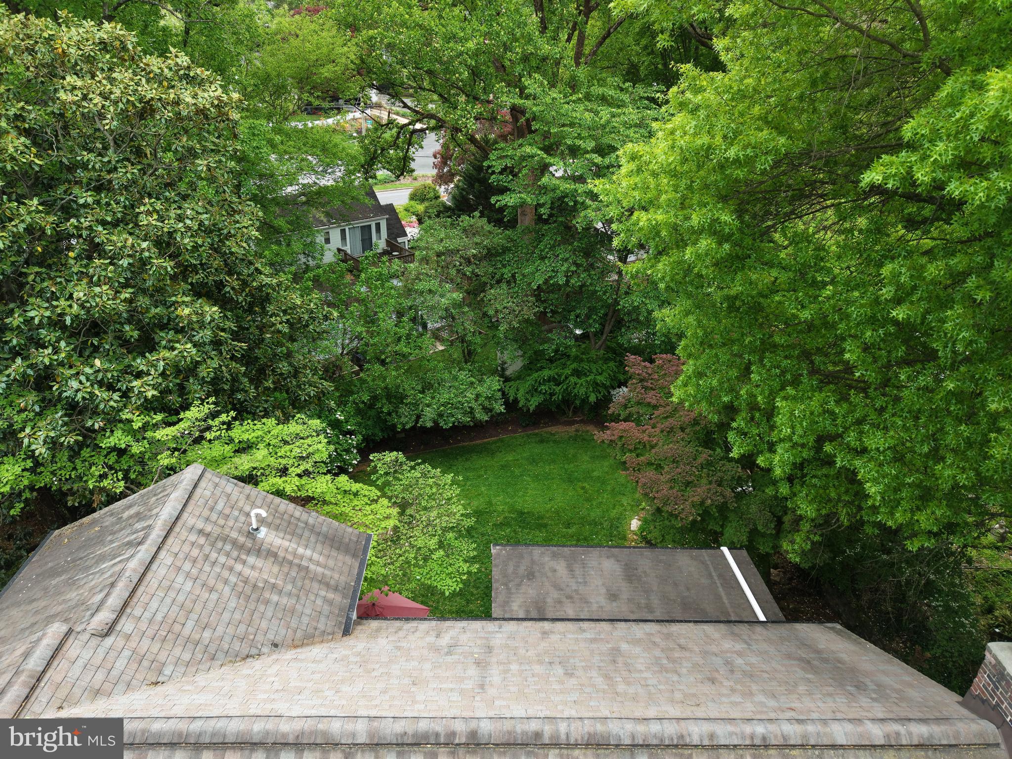 213 Crestmoor Circle Silver Spring, MD 20901 - Photo 35 of 42 Drone photo of the rear yard