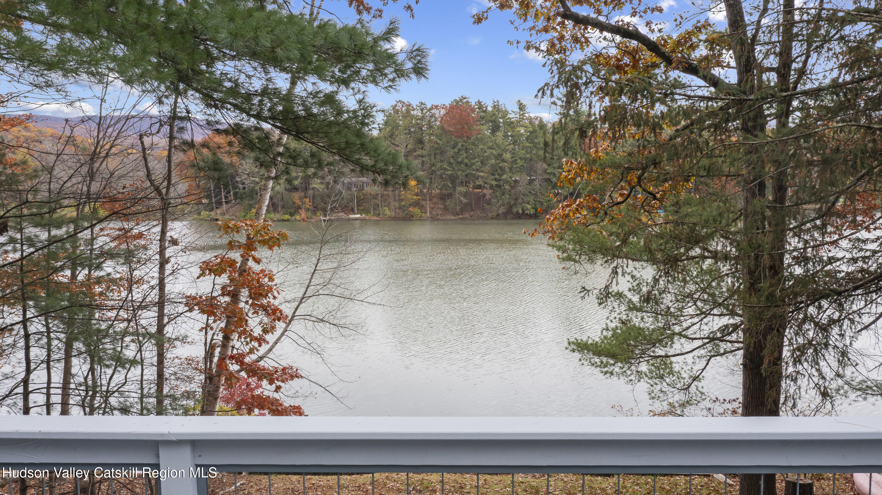 1256 Lakeview Road Copake, NY 12516 - Photo 5 of 37 a view of a yard from a window