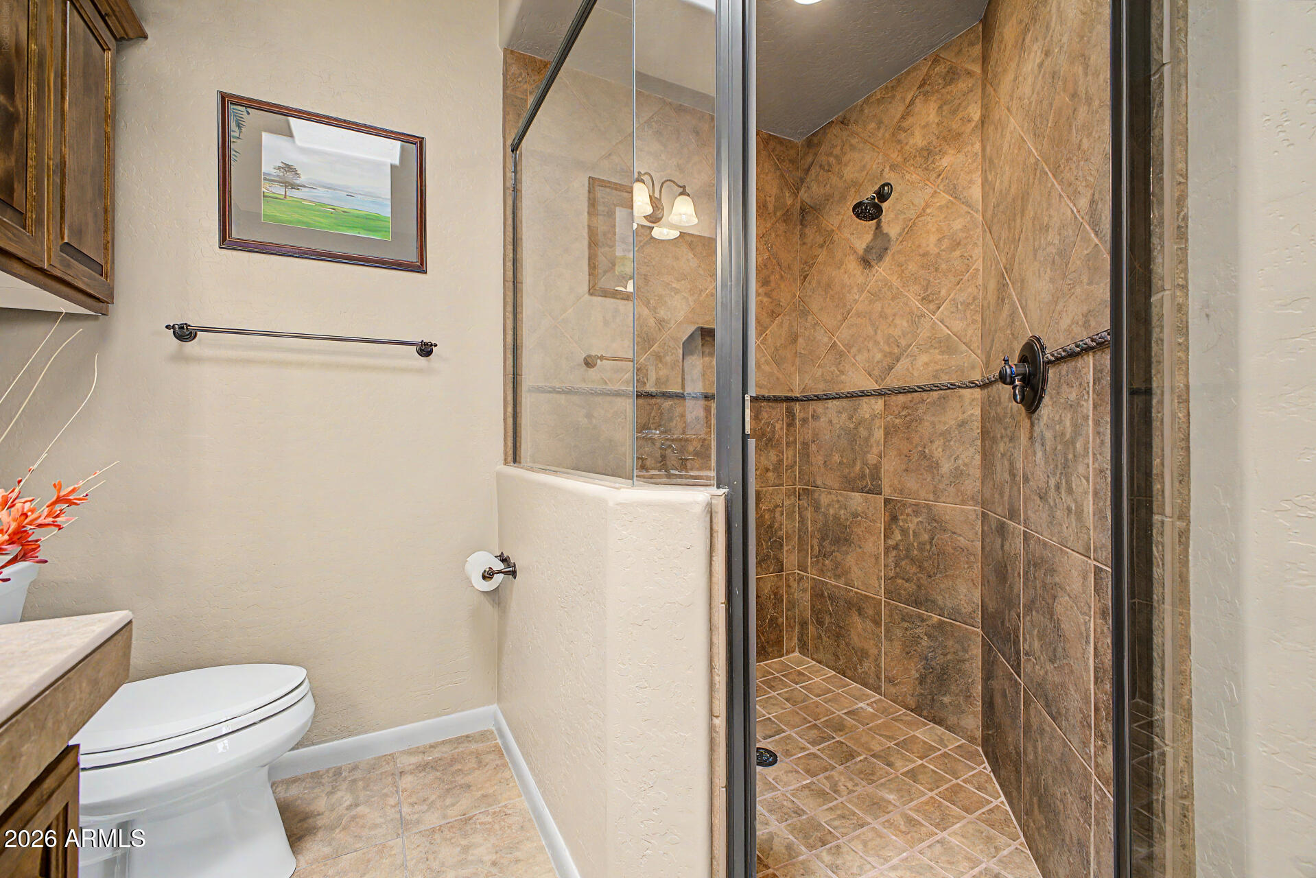27909 North Quail Spring Road Rio Verde, AZ 85263 - Photo 27 of 52 a bathroom with a shower and a toilet