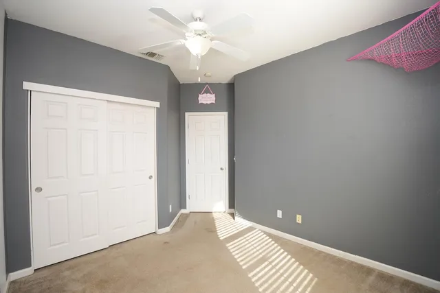 en view of an empty room