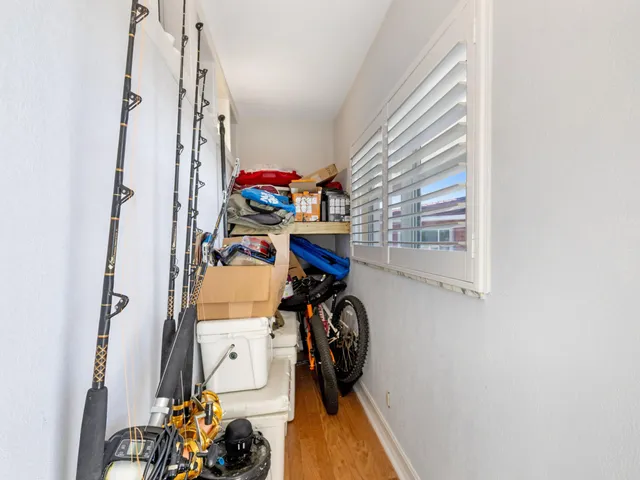 a view of storage and utility room