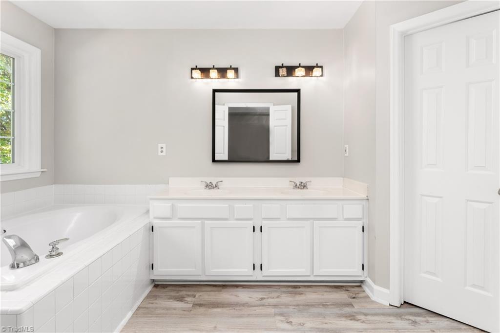 3522 Hunting Ridge Drive High Point, NC 27265 - Photo 19 of 38 Primary Bathroom with Double Sinks