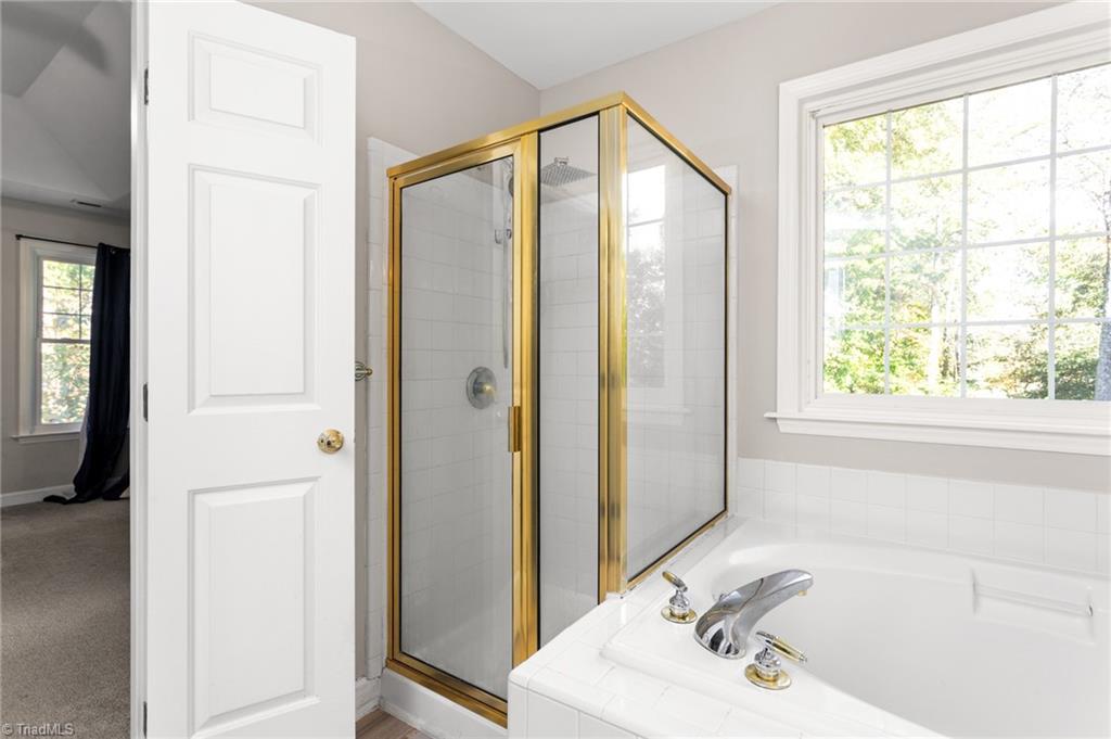 3522 Hunting Ridge Drive High Point, NC 27265 - Photo 21 of 38 Primary Bathroom with Separate Shower