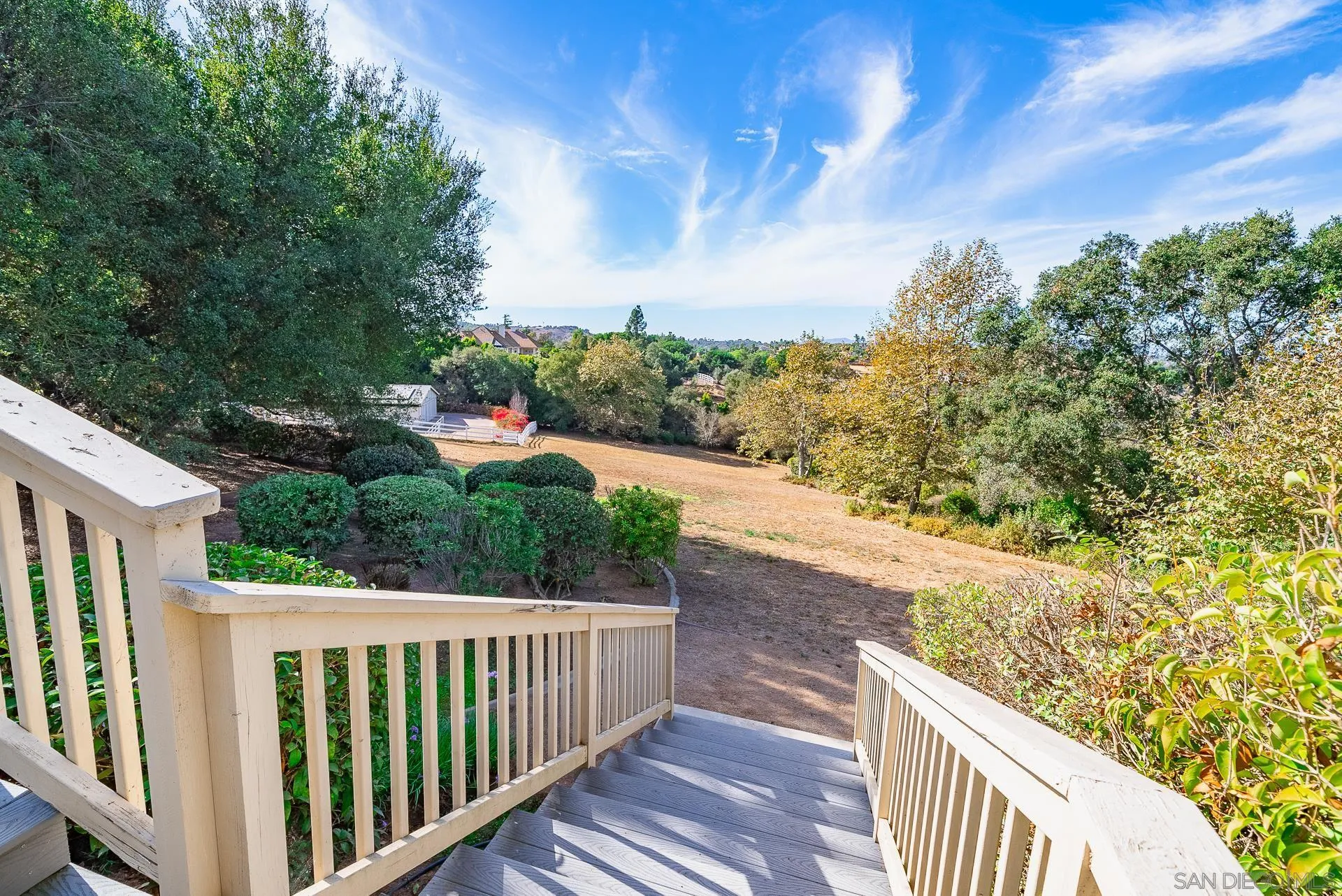 5 Rollingview Lane Fallbrook, CA 92028 - Photo 65 of 74 a balcony with an outdoor space