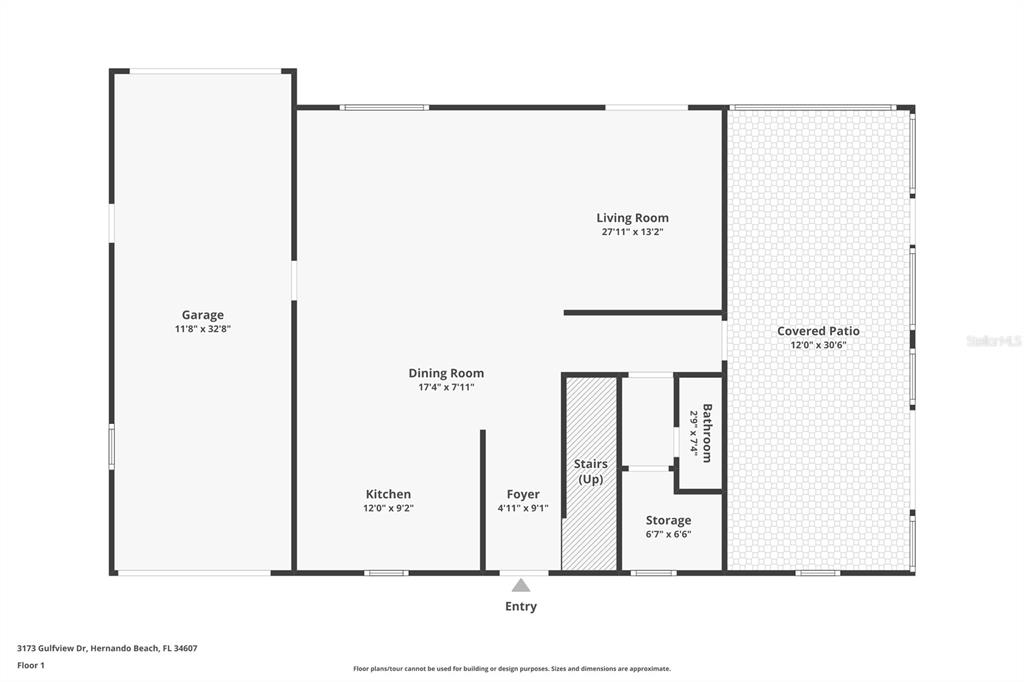 3173 Gulfview Drive Hernando Beach, FL 34607 - Photo 73 of 75 a picture of a floor plan