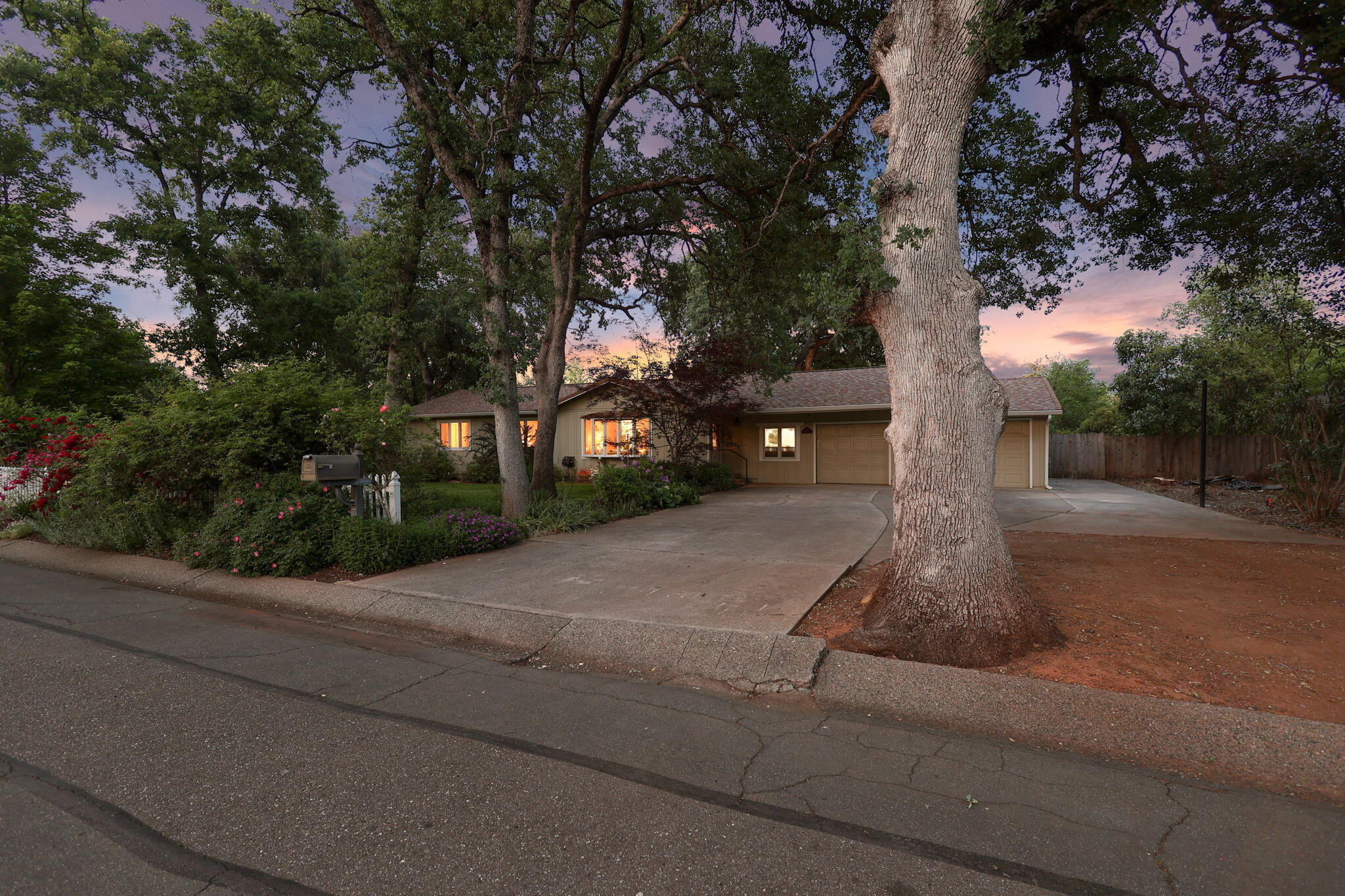 7057 Riata Drive Redding, CA 96002 - Photo 3 of 98 Front of Home at Twilight