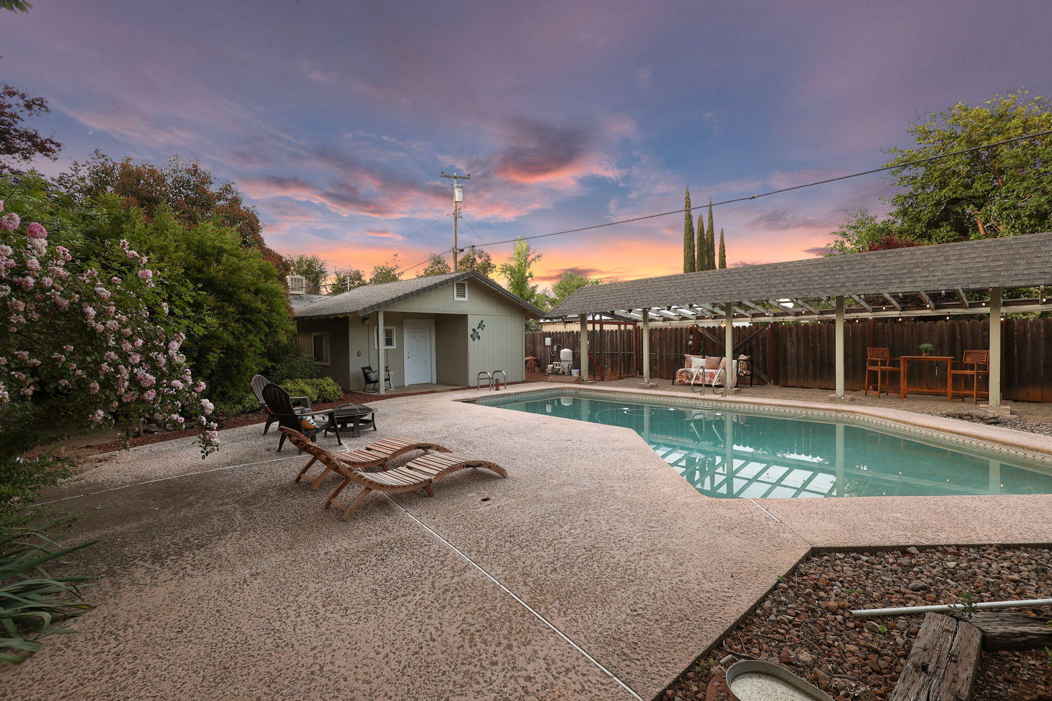 7057 Riata Drive Redding, CA 96002 - Photo 71 of 98 Spacious Pool Deck