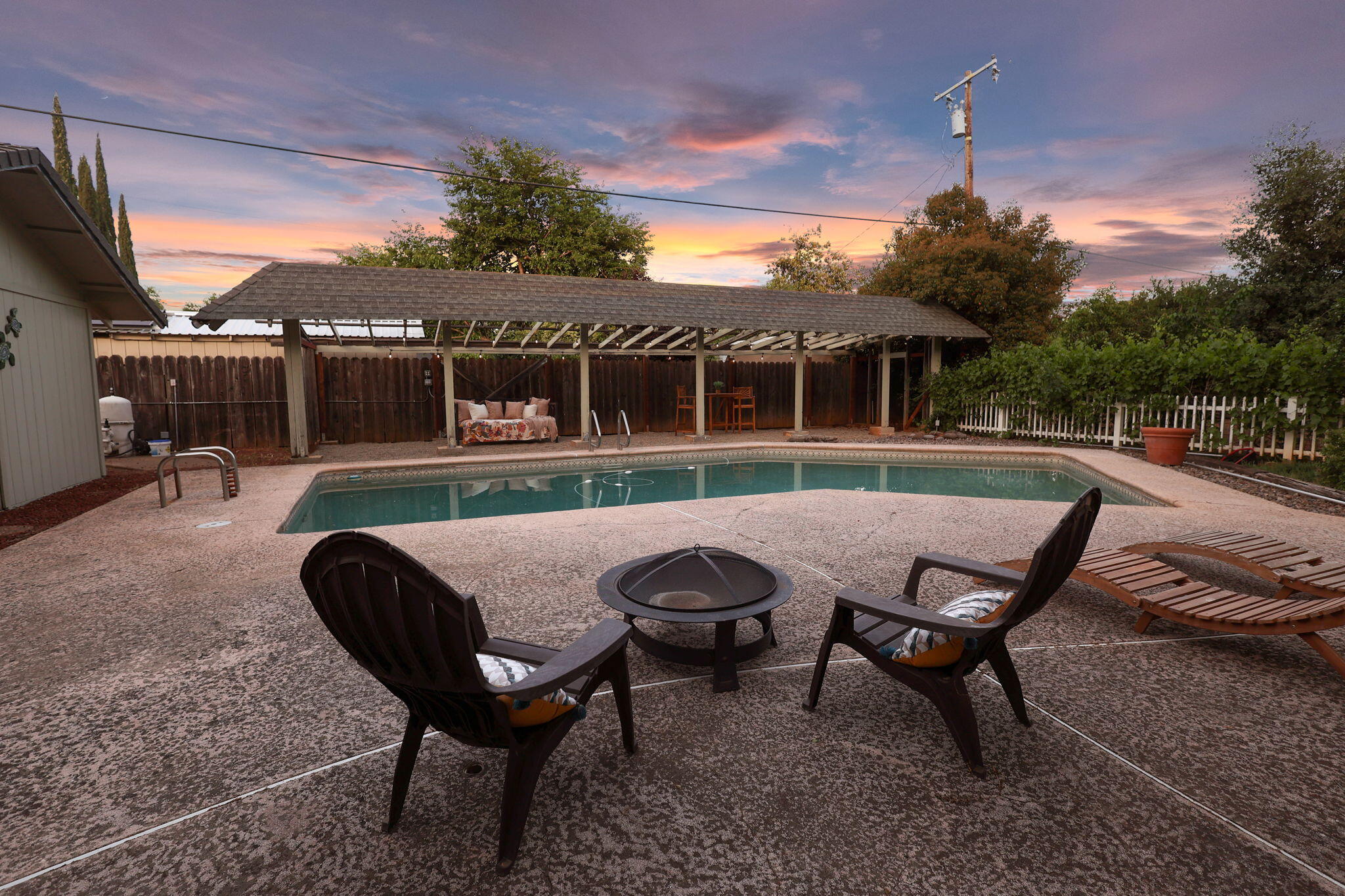 7057 Riata Drive Redding, CA 96002 - Photo 73 of 98 Evenings Spent Poolside