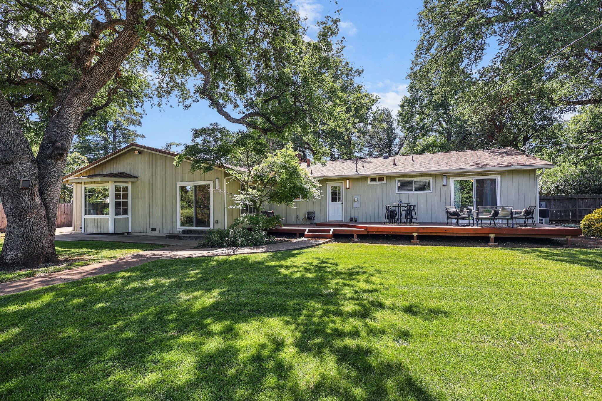 7057 Riata Drive Redding, CA 96002 - Photo 77 of 98 Huge Shady Backyard & Deck