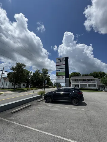 a cars parked on the side of a street