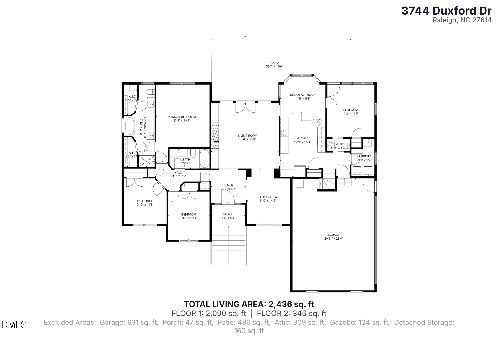 3744 Duxford Drive Raleigh, NC 27614 - Photo 60 of 62