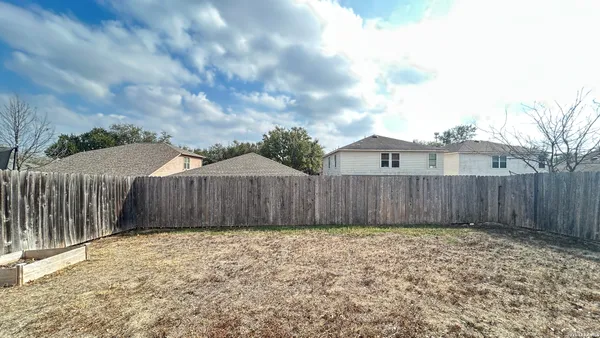 a view of wooden fence