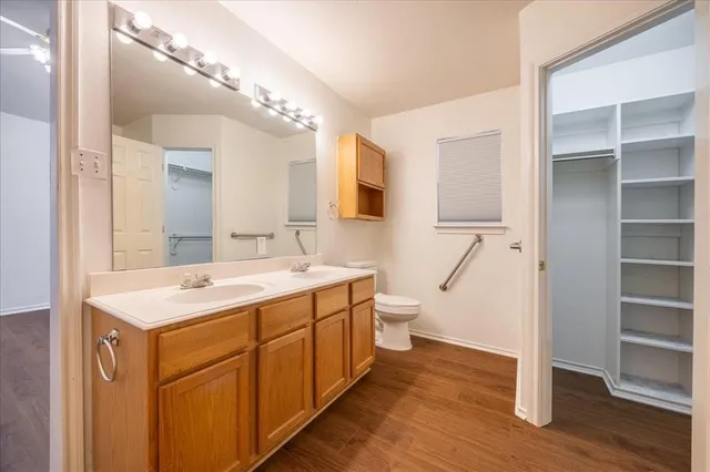 a bathroom with a sink and a shower