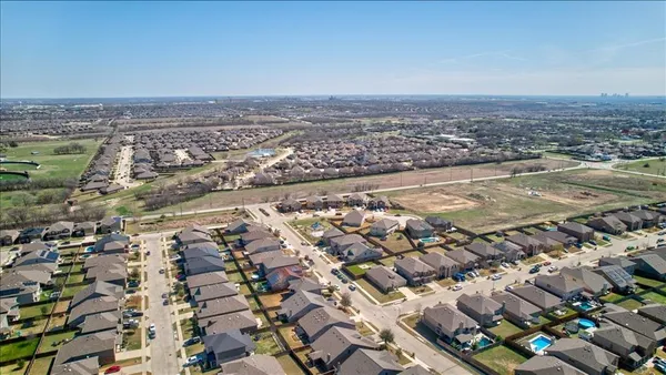an aerial view of a