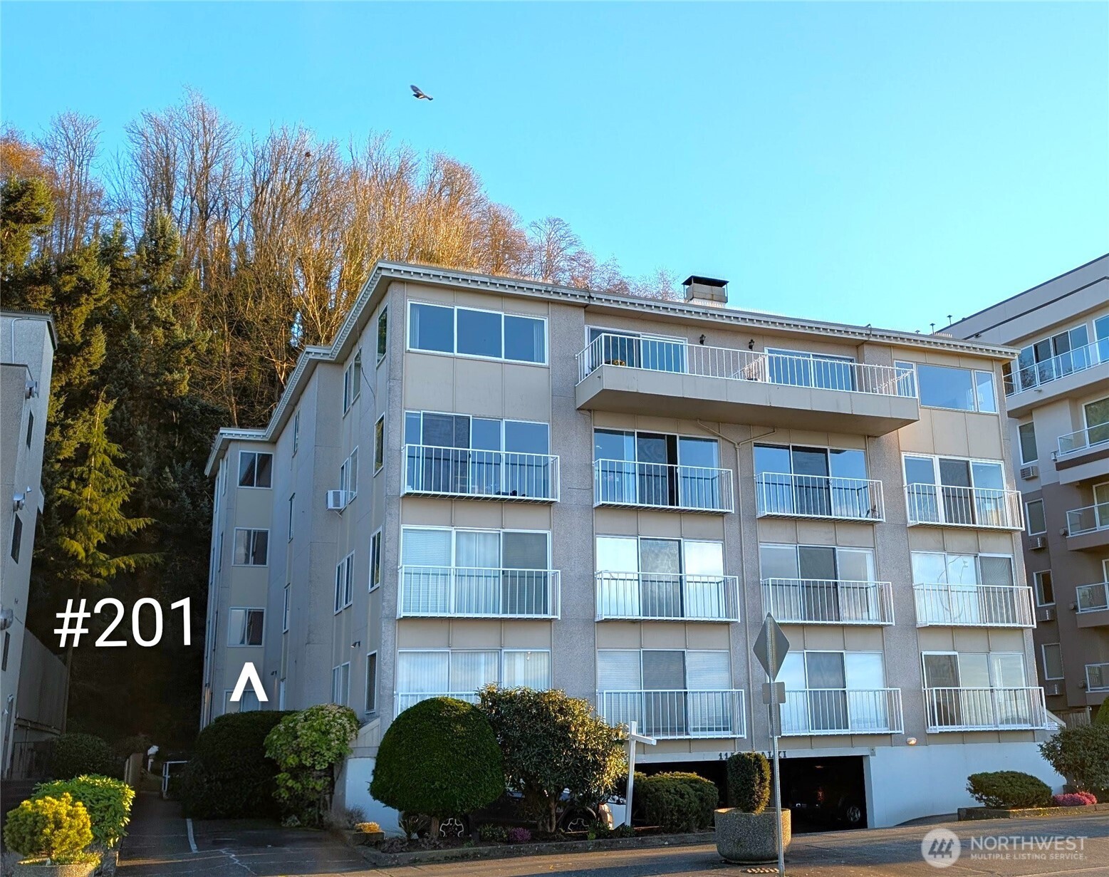 1156 Alki Avenue Southwest, Unit 201 Seattle, WA 98116 - Photo 3 of 40 a front view of a building