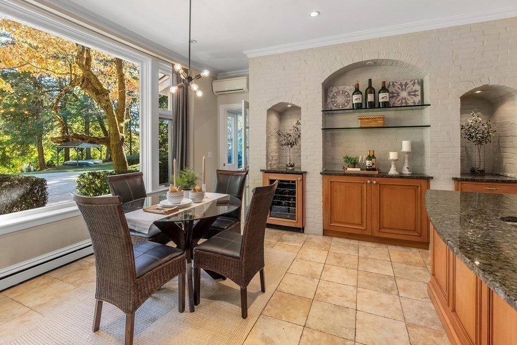7 Turtle Lane Dover, MA 02030 - Photo 13 of 34 a view of a dining room with furniture window and outside view