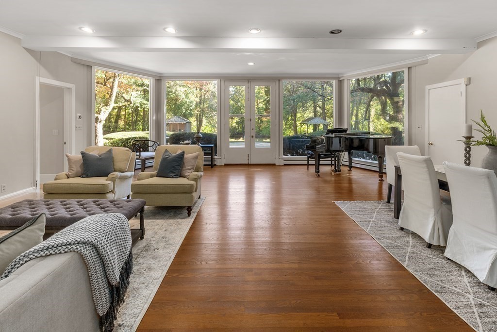 7 Turtle Lane Dover, MA 02030 - Photo 6 of 34 a living room with furniture and a large window