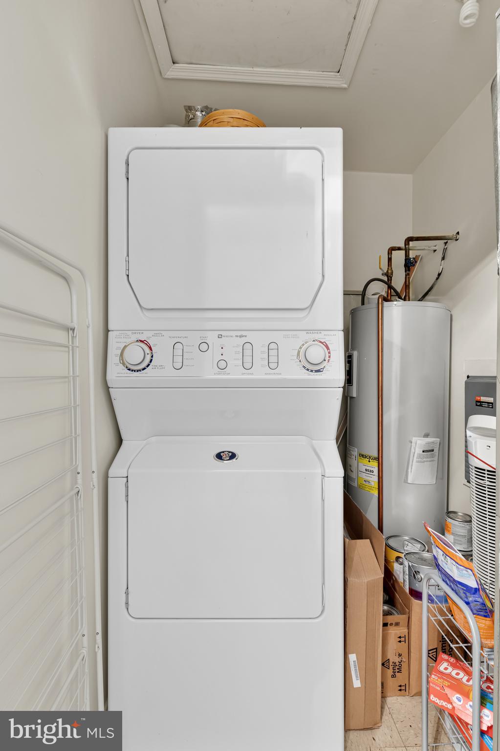 1845 Biltmore Street Northwest Washington, DC 20009 - Photo 20 of 21 Stacked Washer / Dryer in Unit