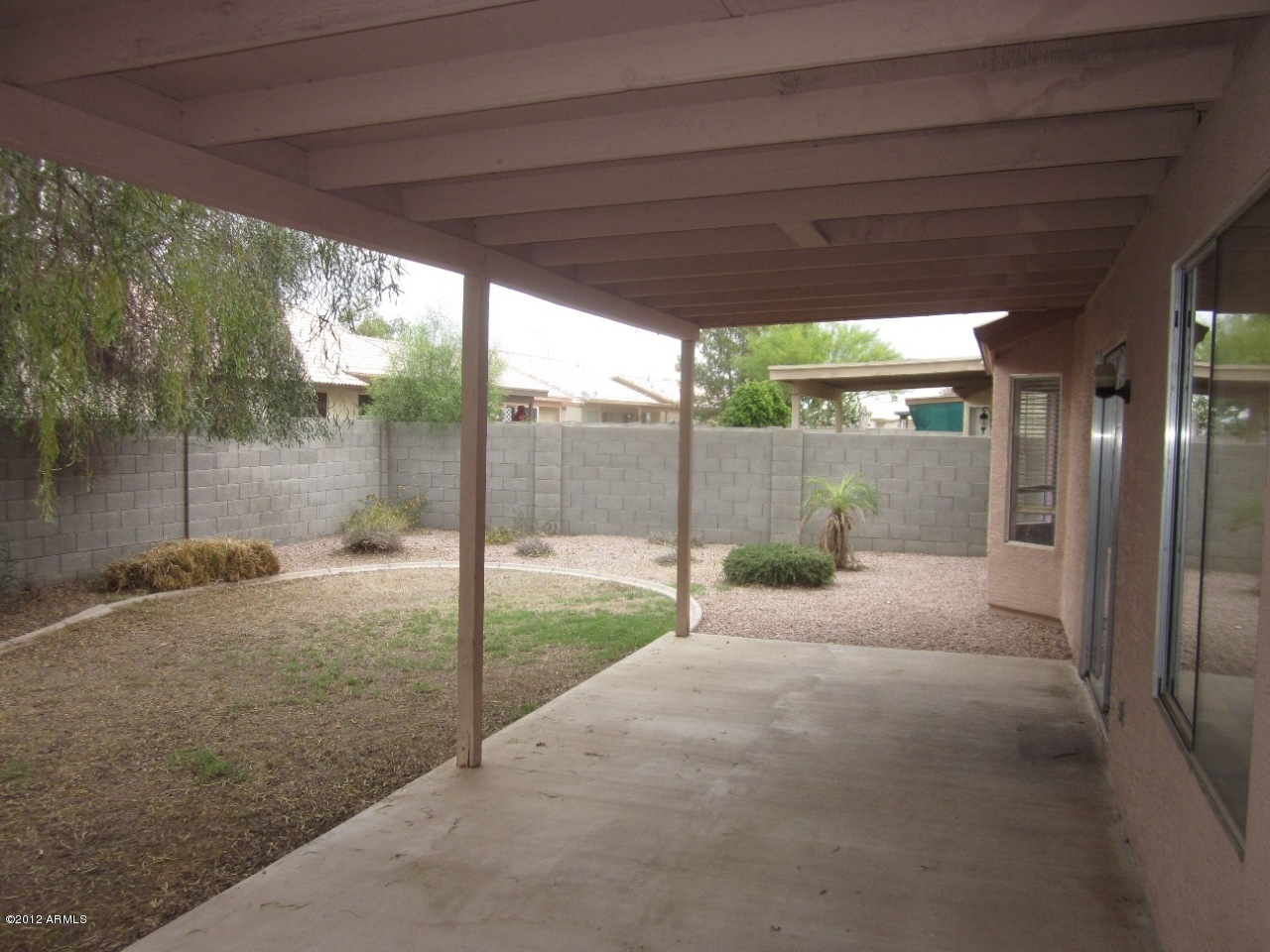 Covered patio