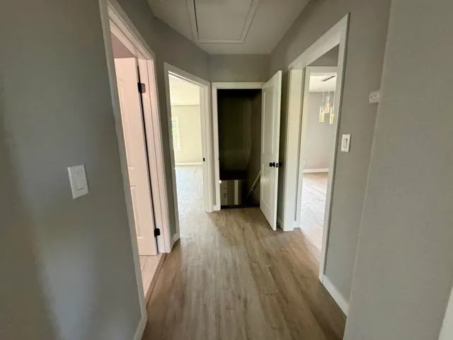 wooden floor in a gallery