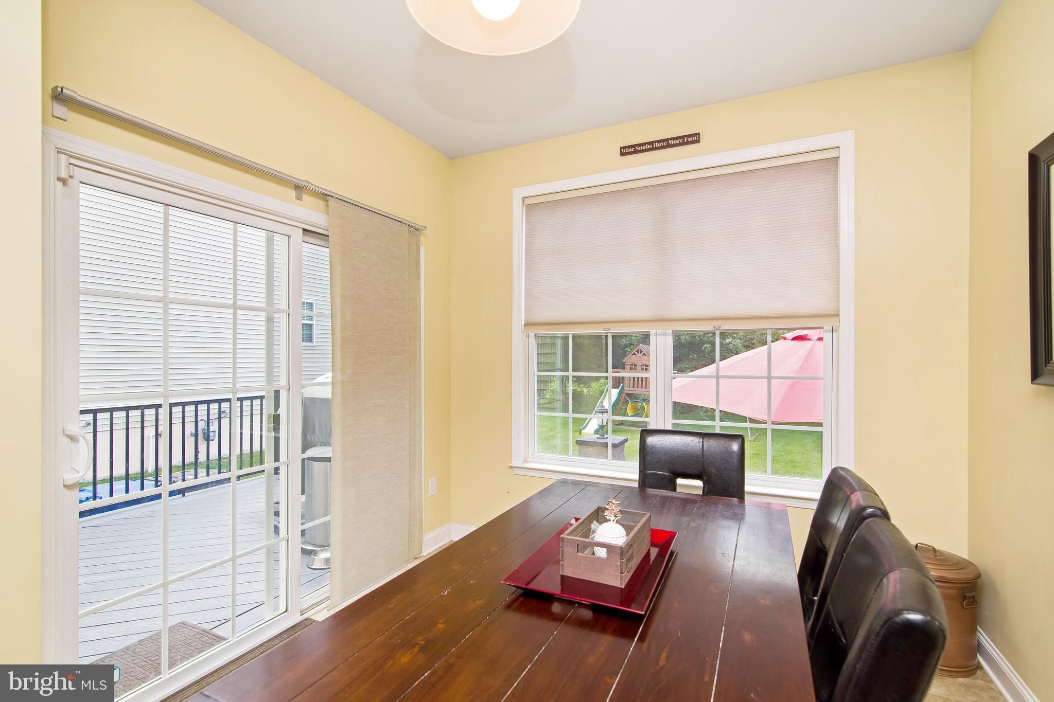 504 Windsor Road Mullica Hill, NJ 08062 - Photo 14 of 48 Breakfast Area w/ Sliding Doors to your Deck/Patio
