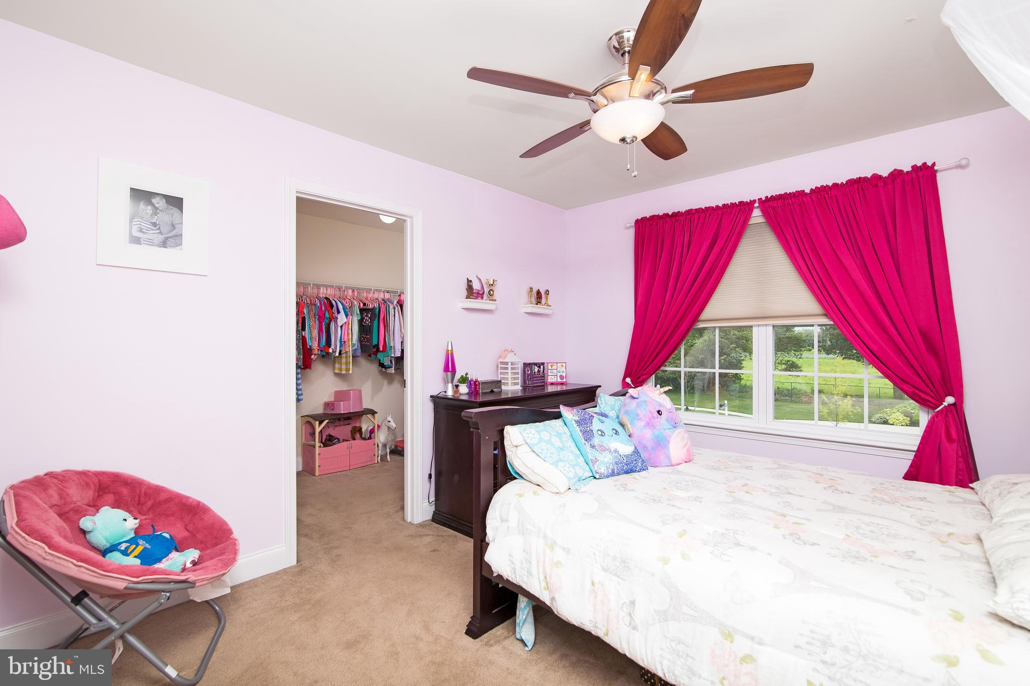 504 Windsor Road Mullica Hill, NJ 08062 - Photo 30 of 48 Bedroom with Large Walking Closet & Ceiling Fan