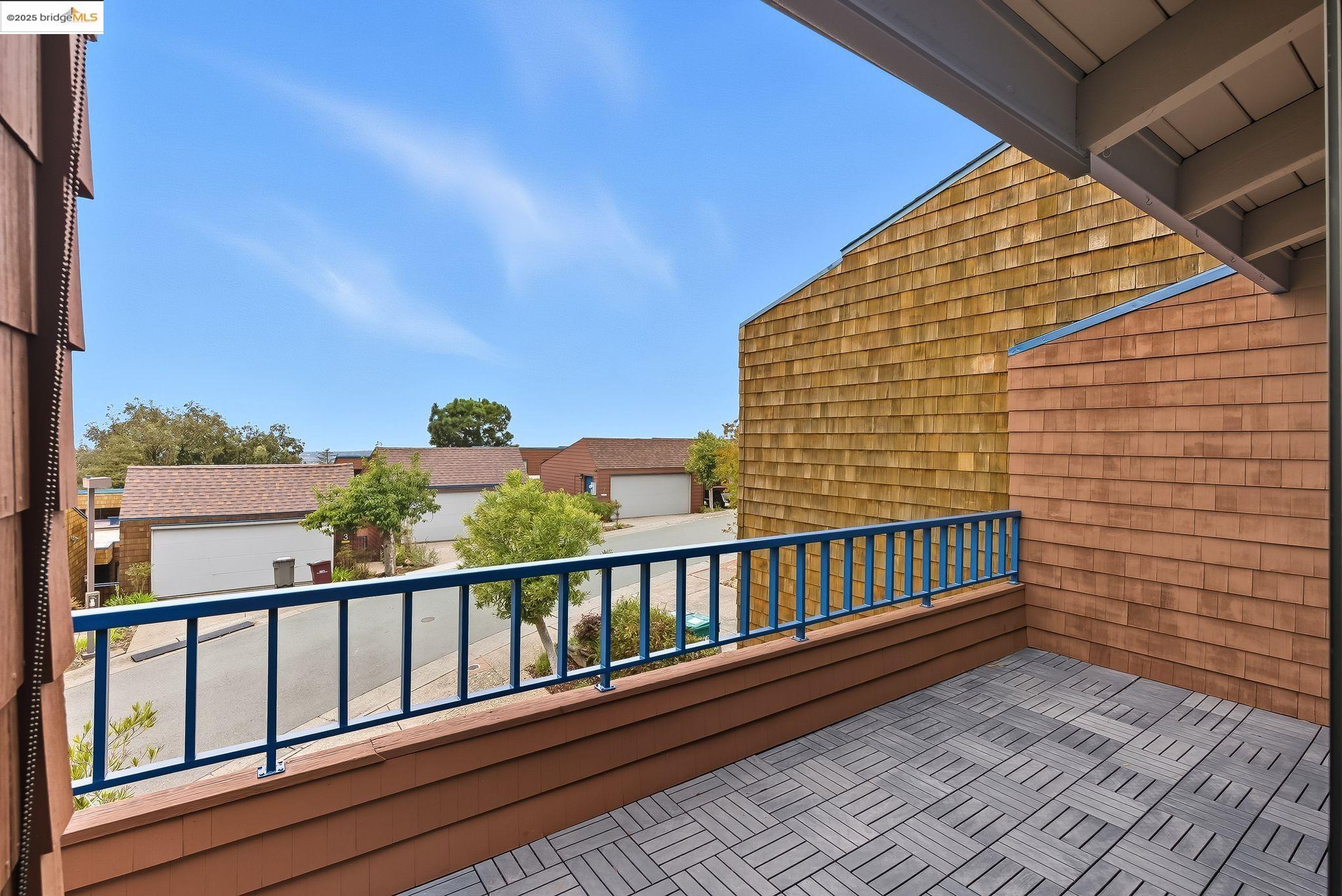 2 Sereno Circle Oakland, CA 94619 - Photo 16 of 42 a view of balcony with wooden floor