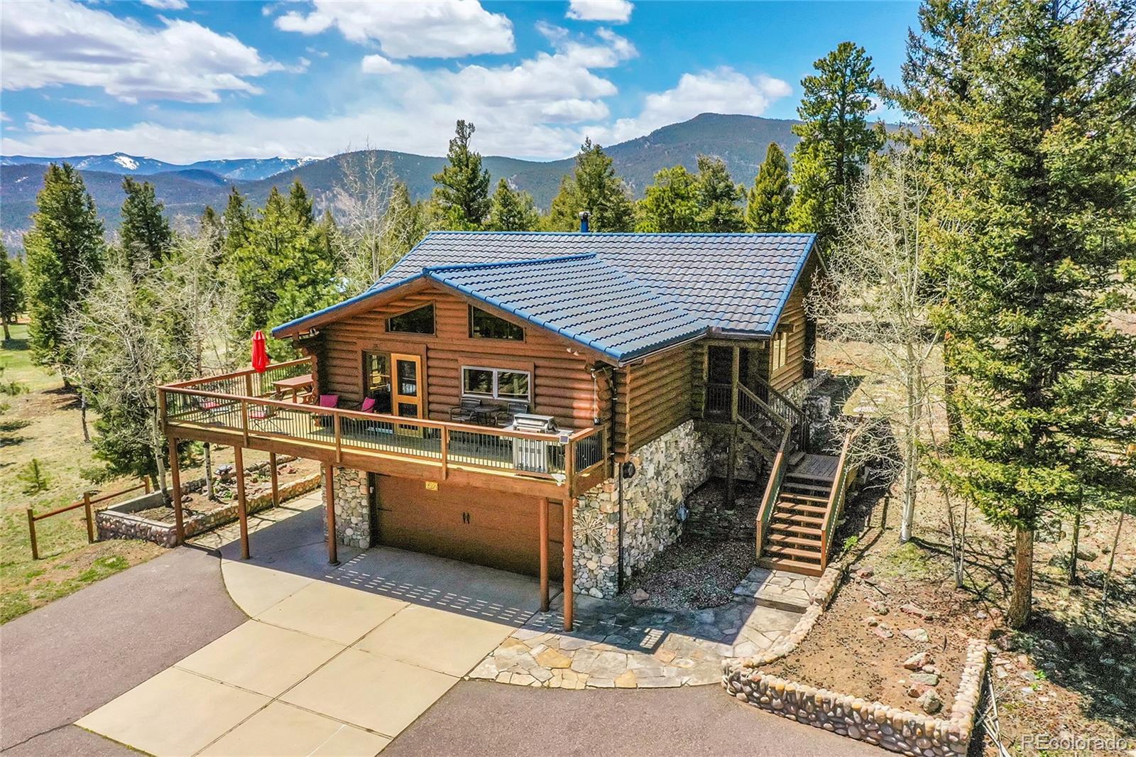 1392 Tapadero Road Bailey, CO 80421 - Photo 42 of 50 a view of house and outdoor space