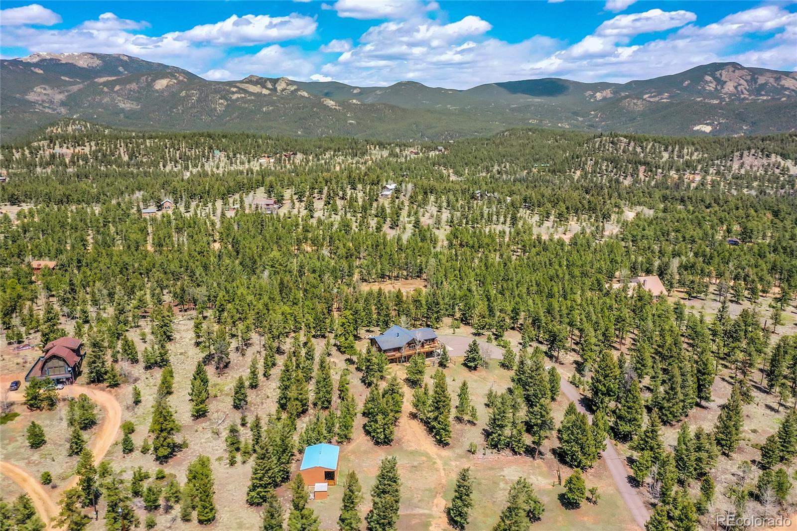 1392 Tapadero Road Bailey, CO 80421 - Photo 47 of 50 a view of city and mountain