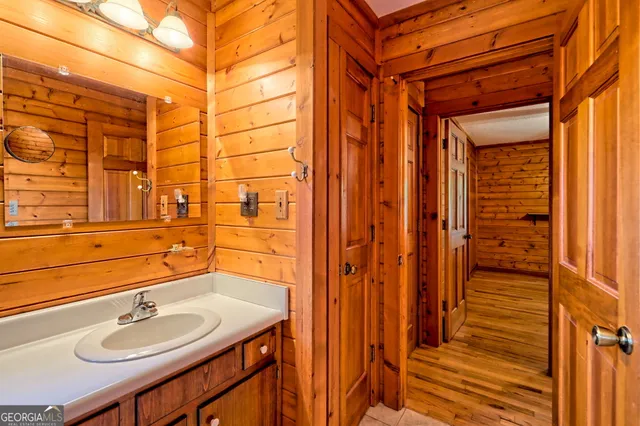 wooden floor in an empty room