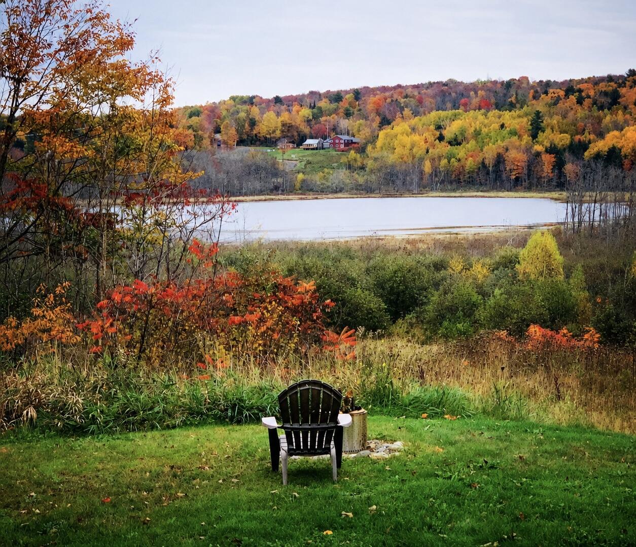 325 Molunkus Road Cornville, ME 04976 - Photo 32 of 44 View from the firepit