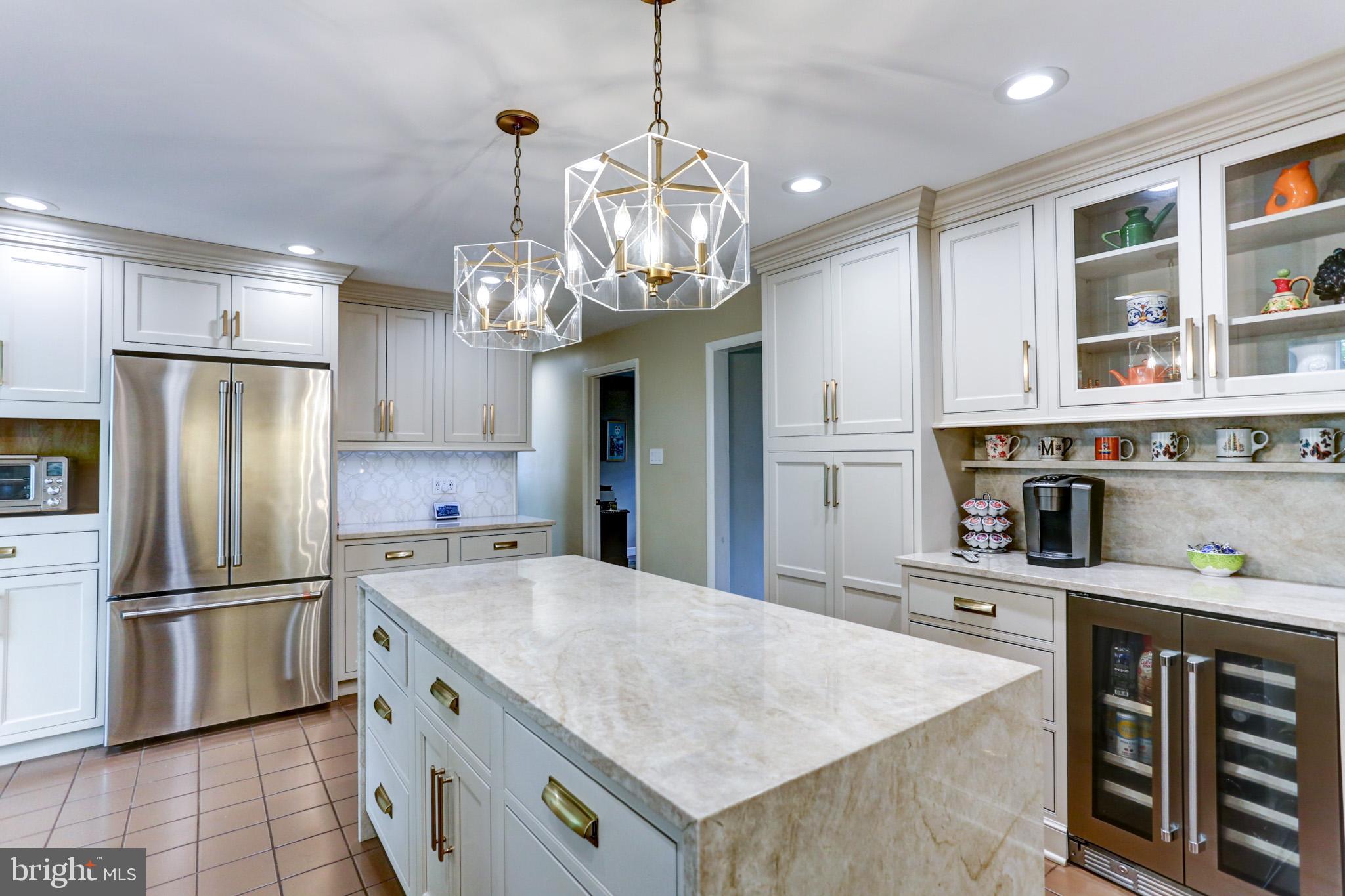 508 Gale Road Camp Hill, PA 17011 - Photo 11 of 50 a kitchen with stainless steel appliances granite countertop a sink refrigerator and cabinets