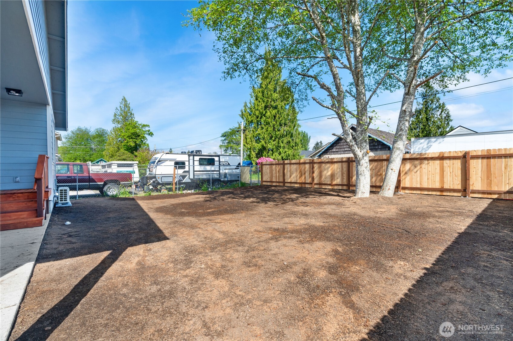 1010 MacFarlane Street Aberdeen, WA 98520 - Photo 17 of 28 a view of yard in front of house with trees