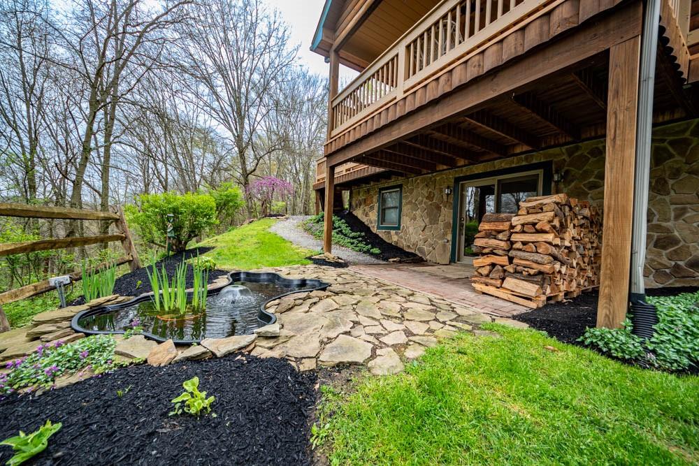 155 Glade Run Road Mars, PA 16046 - Photo 18 of 25 a view of a house with a yard and potted plants