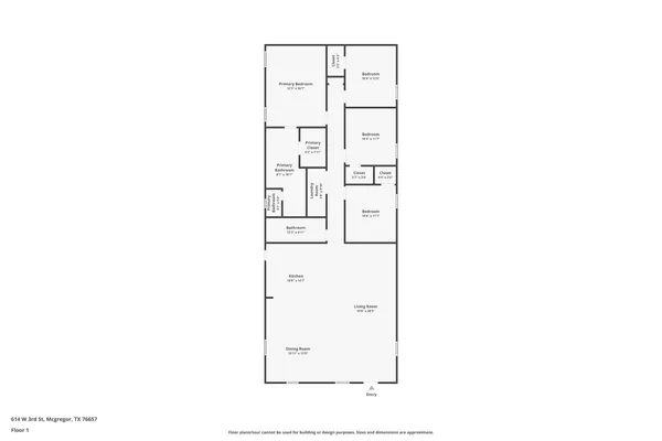 $319,900 | 614 West 3rd Street, McGregor, TX 76657