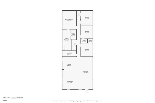$319,900 | 614 West 3rd Street, McGregor, TX 76657