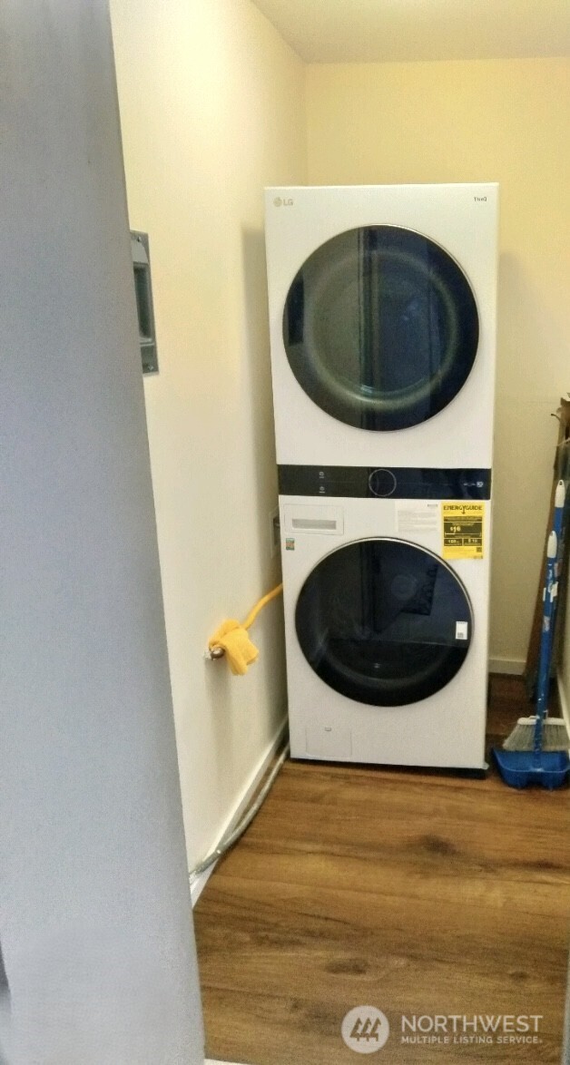 5029 84th Street Southwest Mukilteo, WA 98275 - Photo 16 of 16 a view of washer and dryer in a bathroom
