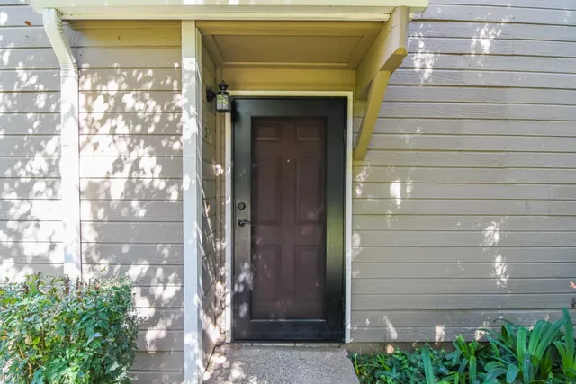 a car parked in a garage
