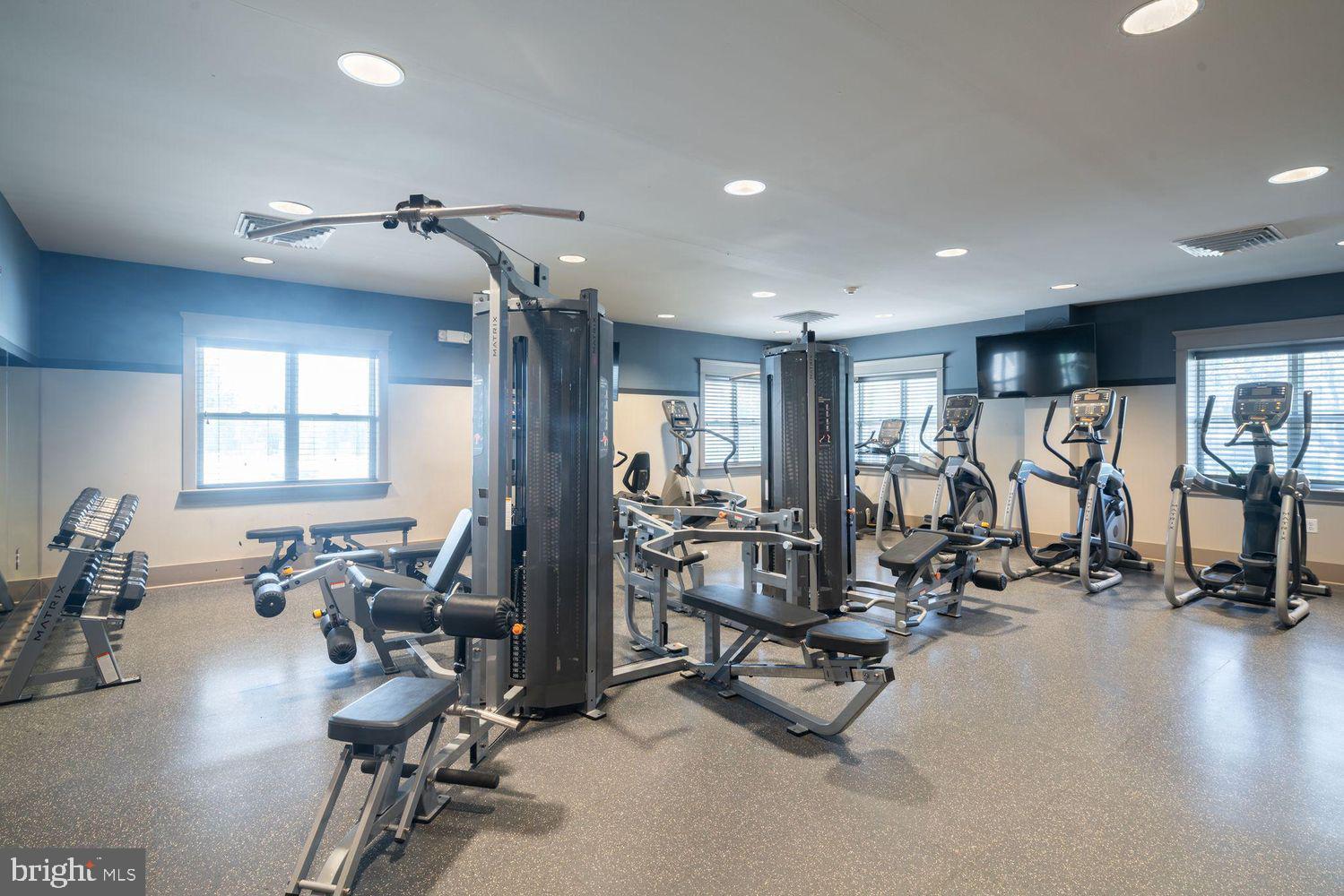 153 Lotus Lane Malvern, PA 19355 - Photo 18 of 29 a view of a room with gym equipment