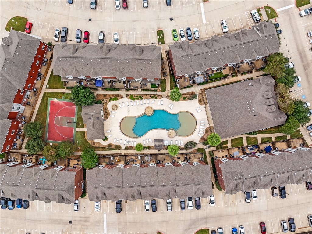 1198 Jones-Butler Road, Unit 1003 College Station, TX 77840 - Photo 29 of 42 an aerial view of a tennis court