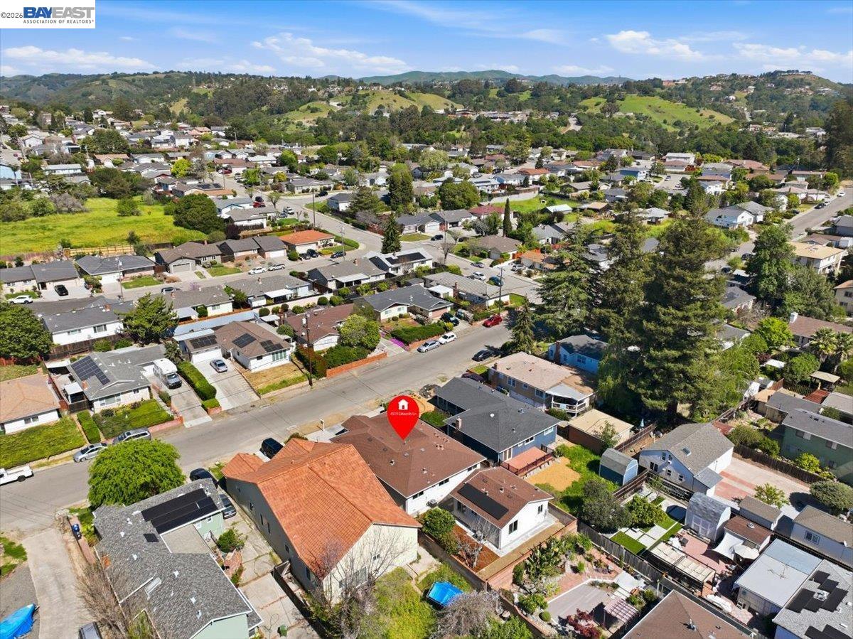 4519 Edwards Lane Castro Valley, CA 94546 - Photo 41 of 46 an aerial view of residential houses with outdoor space