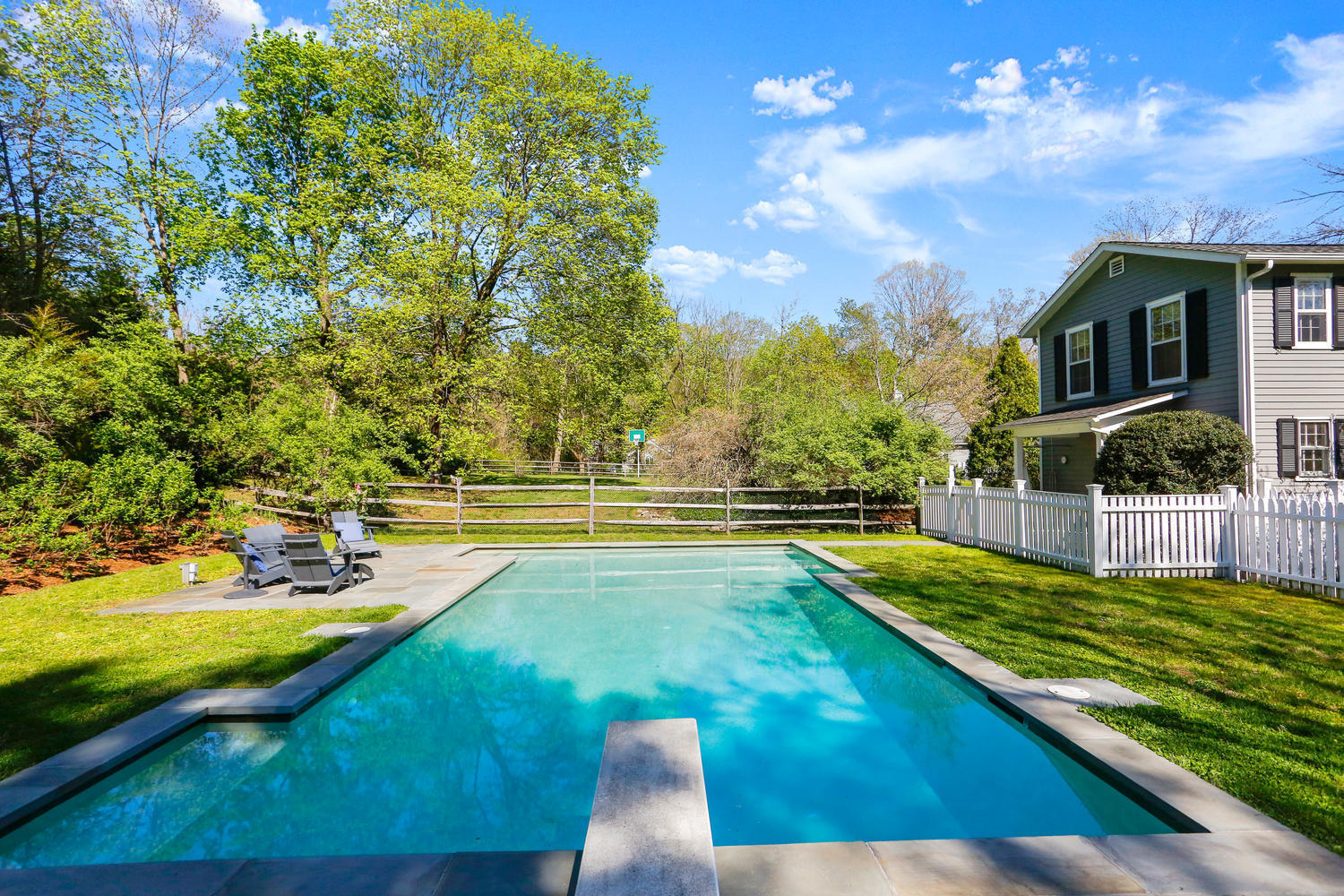 31 Jelliff Mill Road New Canaan, CT 06840 - Photo 36 of 51 a view of swimming pool from a yard