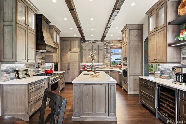 a room with lots of counter space