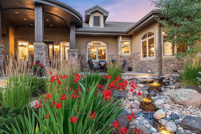 a front view of house and yard
