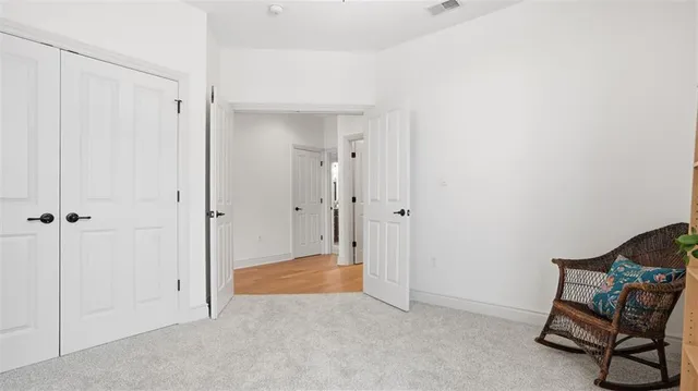 a view of an empty room