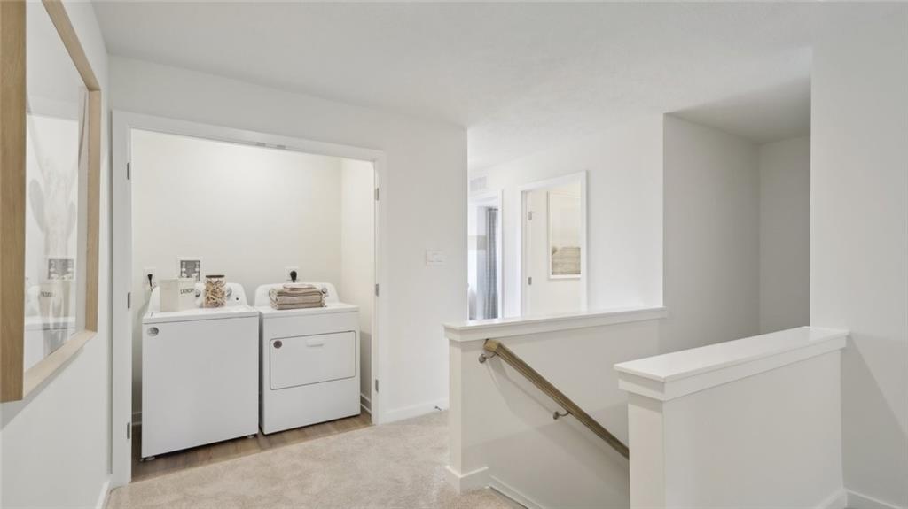 160 River Rdg Drive Moon Township, PA 15108 - Photo 9 of 17 a utility room with dryer and washer