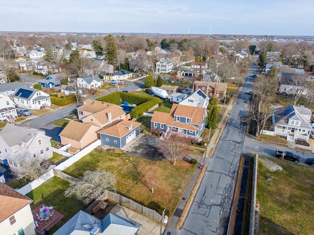 32 Cedar Street Fairhaven, MA 02719 - Photo 27 of 28 an aerial view of a house with a ocean view
