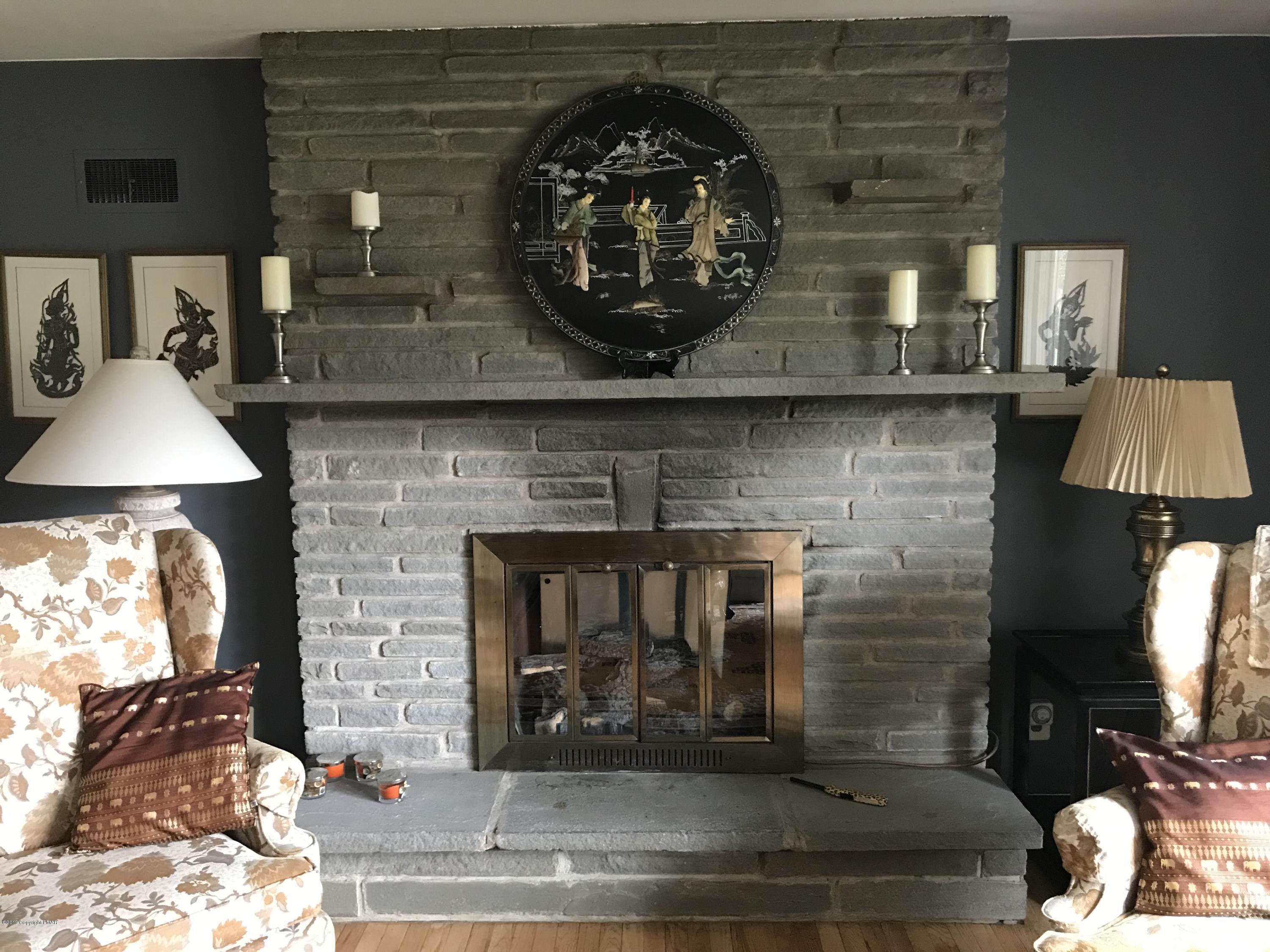 1801 Quentin Road Stroudsburg, PA 18360 - Photo 5 of 40 STONE FIREPLACE
